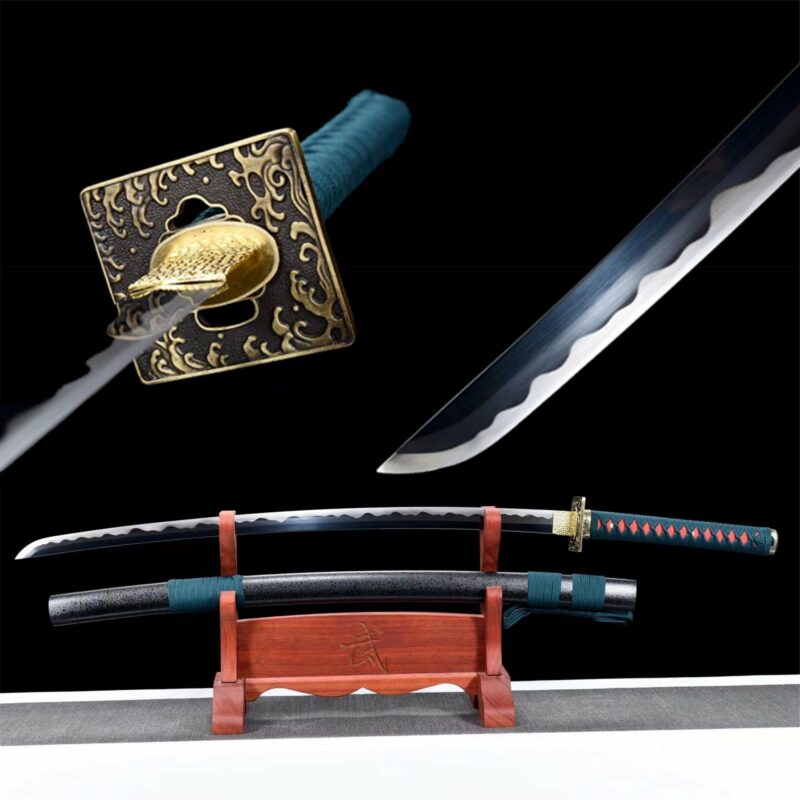 Épée D’anime One Piece Kyoshiro Épée De Samouraï Japonais Katana D’anime Fait à La Main Acier à Haute Teneur En Manganèse Full Tang