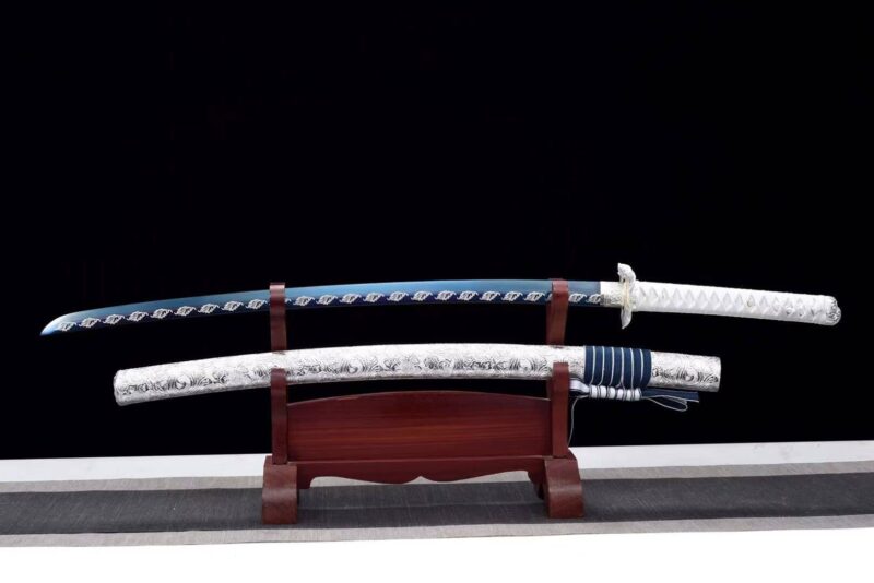 Akizuki Katana Épée De Samouraï Japonais Véritable Katana Sabre Fait Main Acier à Ressort Haute Performance Sabre Longquan