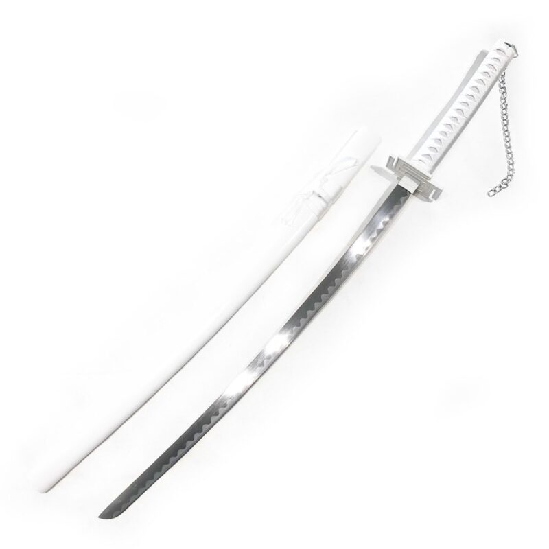 Whitec Bankai Ichigo Bleach Katana Svärd (Kolstål 1060)